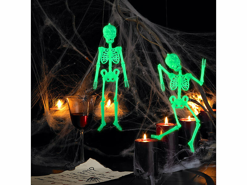 ; Halloween-Dekorationen Glow-in-the-Dark 