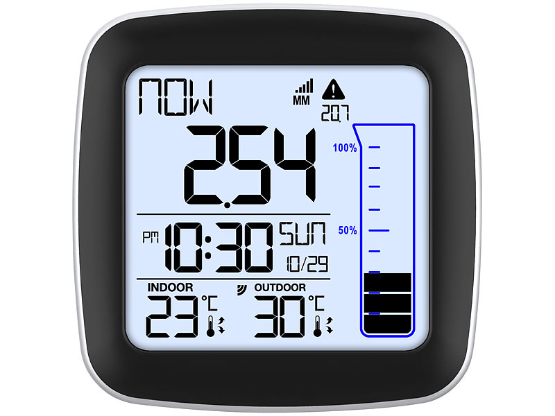 ; Wetterstationen mit Farb-Display, Funkuhr und Außensensor Wetterstationen mit Farb-Display, Funkuhr und Außensensor Wetterstationen mit Farb-Display, Funkuhr und Außensensor Wetterstationen mit Farb-Display, Funkuhr und Außensensor 