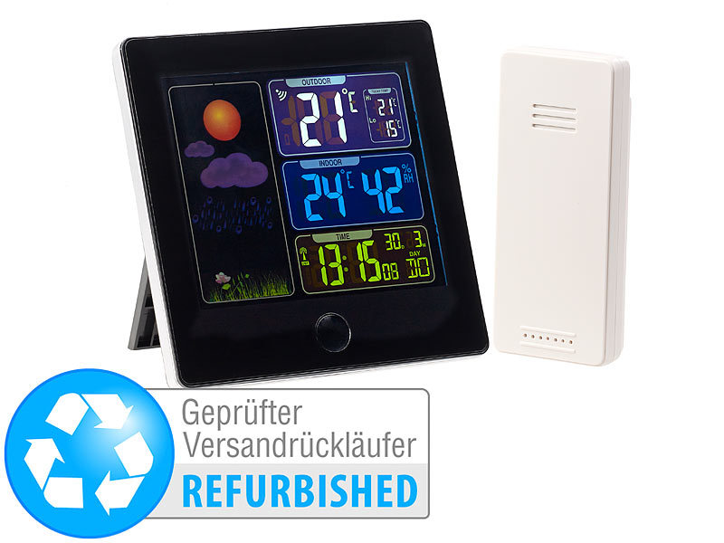 ; Funk-Wetterstationen mit Außensensor, WLAN und App 