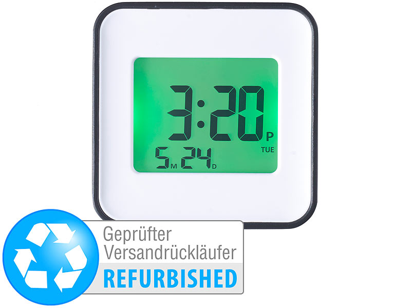 ; Wecker mit Backlight-Displays 