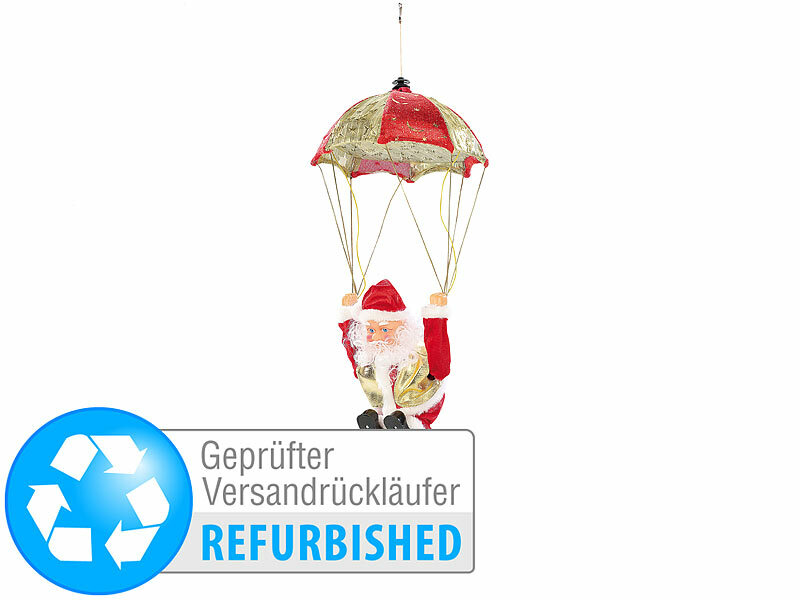 ; LED-Laternen mit Schneewirbel 