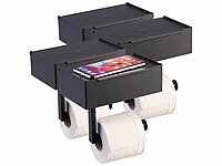 infactory WC Ablagebox, WC Rollenhalter mit Handyhalter