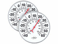 infactory Wandthermometer außen, Zeigerthermometer