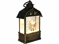 infactory Deko-Laterne Weihnachten, Fensterlaterne Weihnachten; LED-Laternen mit Schneewirbel LED-Laternen mit Schneewirbel LED-Laternen mit Schneewirbel LED-Laternen mit Schneewirbel