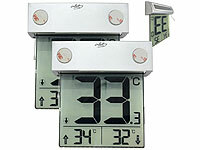 infactory Garten-Thermometer, Außenthermometer Digital groß