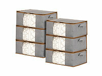 infactory Unterbett-Kommode, Stoffbox Boxen Aufbewahrung, Tasche