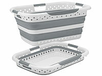 infactory Klappbarer Wäschekorb, Faltbarer Wäschekorb für Studenten