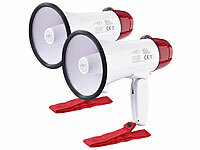 infactory Hornlautsprecher, Kompaktes Megafon, Handmikrofon; LED-T-Shirts LED-T-Shirts LED-T-Shirts