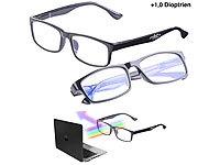 infactory Lesehilfe, Gaming Brille, Lesebrille mit Blaufilter