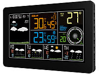 ; Wetterstationen mit Farb-Display, Funkuhr und Außensensor Wetterstationen mit Farb-Display, Funkuhr und Außensensor Wetterstationen mit Farb-Display, Funkuhr und Außensensor 