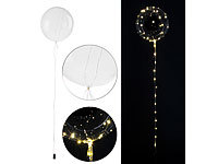 infactory Ballon mit Lichterkette, LED Ballon