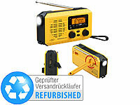 infactory Solar-Radio & Powerbank, Solarpowerbank-Radio; Solar- & Kurbel-Radios Solar- & Kurbel-Radios Solar- & Kurbel-Radios 