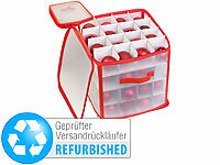 infactory Ordnungs-Box, Christbaumschmuck Aufbewahrungsbox