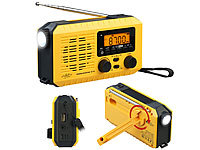 infactory Radio Notfall, Batterieradio, Solar und Dynamo Kofferradio; Solar- & Kurbel-Radios Solar- & Kurbel-Radios Solar- & Kurbel-Radios Solar- & Kurbel-Radios 