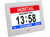 infactory Wanduhr lautlos groß, Wohnzimmer Wanduhr modern; Wetterstationen mit Farb-Display, Funkuhr und Außensensor Wetterstationen mit Farb-Display, Funkuhr und Außensensor Wetterstationen mit Farb-Display, Funkuhr und Außensensor