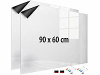 infactory Planungs-Whiteboard, Whiteboard Folien magnetisch, Pinboards