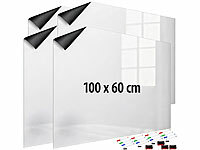 infactory Pinnwand Magnettafeln, Magnetfolien selbstklebend, Tafel