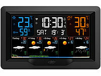 ; Wetterstationen mit Farb-Display, Funkuhr und Außensensor Wetterstationen mit Farb-Display, Funkuhr und Außensensor Wetterstationen mit Farb-Display, Funkuhr und Außensensor 