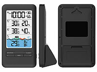 ; Wetterstationen mit Farb-Display, Funkuhr und Außensensor Wetterstationen mit Farb-Display, Funkuhr und Außensensor Wetterstationen mit Farb-Display, Funkuhr und Außensensor Wetterstationen mit Farb-Display, Funkuhr und Außensensor 