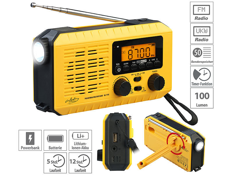 ; Solar- & Kurbel-Radios 