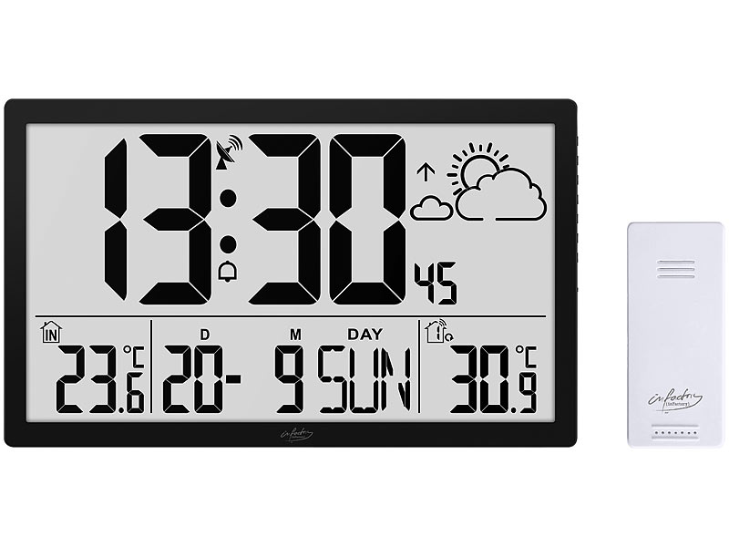 ; Wetterstationen mit Farb-Display, Funkuhr und Außensensor Wetterstationen mit Farb-Display, Funkuhr und Außensensor Wetterstationen mit Farb-Display, Funkuhr und Außensensor Wetterstationen mit Farb-Display, Funkuhr und Außensensor 