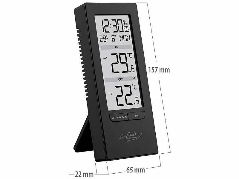 ; Wetterstationen mit Farb-Display, Funkuhr und Außensensor Wetterstationen mit Farb-Display, Funkuhr und Außensensor Wetterstationen mit Farb-Display, Funkuhr und Außensensor 